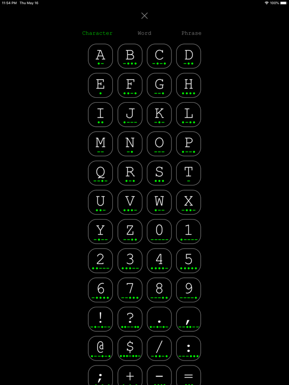Bravo - Morse Code Trainer iPad screenshot 4 - Education app