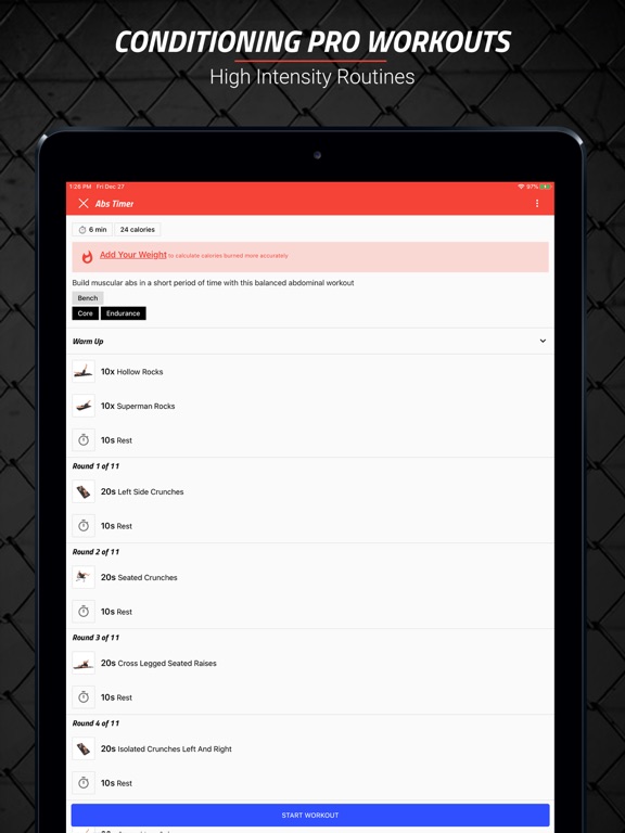 Screenshot #4 pour MMA Spartan Workouts Pro