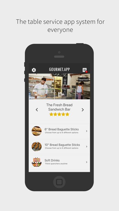 How to cancel & delete Gourmet App - Waiter Services from iphone & ipad 1