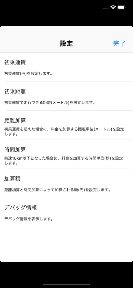 タクシーメーター