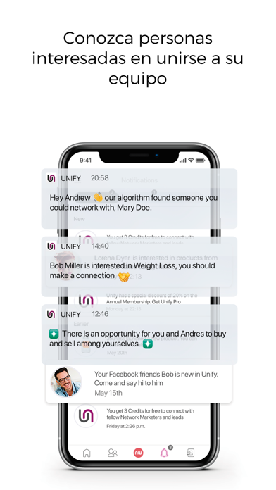Screenshot #3 pour Unify | App de Mercadeo en Red