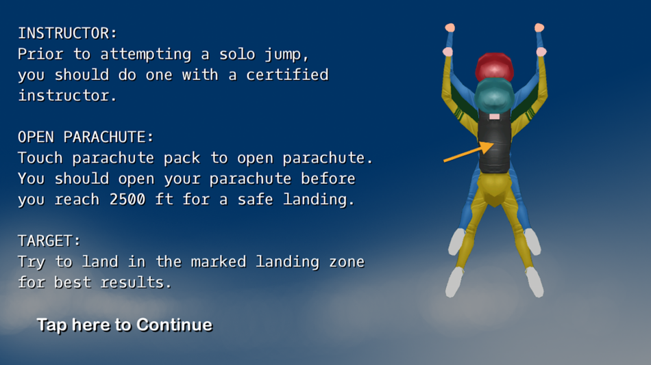 #2. Skydiving Fever (iOS) Podle: Magnin & Associates