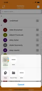 Contacts Backup Share & Export screenshot #5 for iPhone