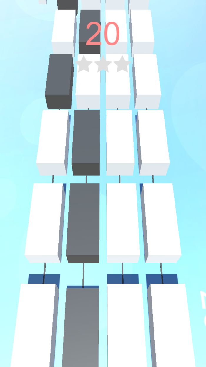 Tap Block - White Tile 3D Game