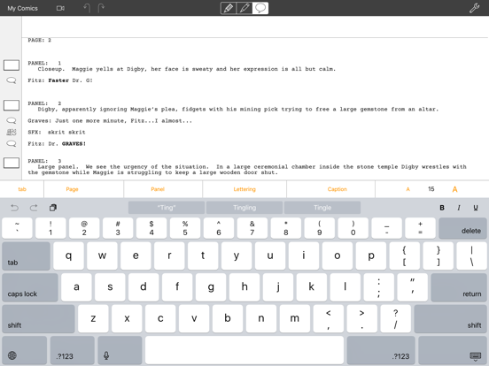 Comic Draw for Schools iPad screenshot 4 - Education app