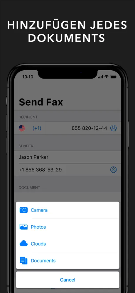 FAX: Faxen Senden & Empfangen