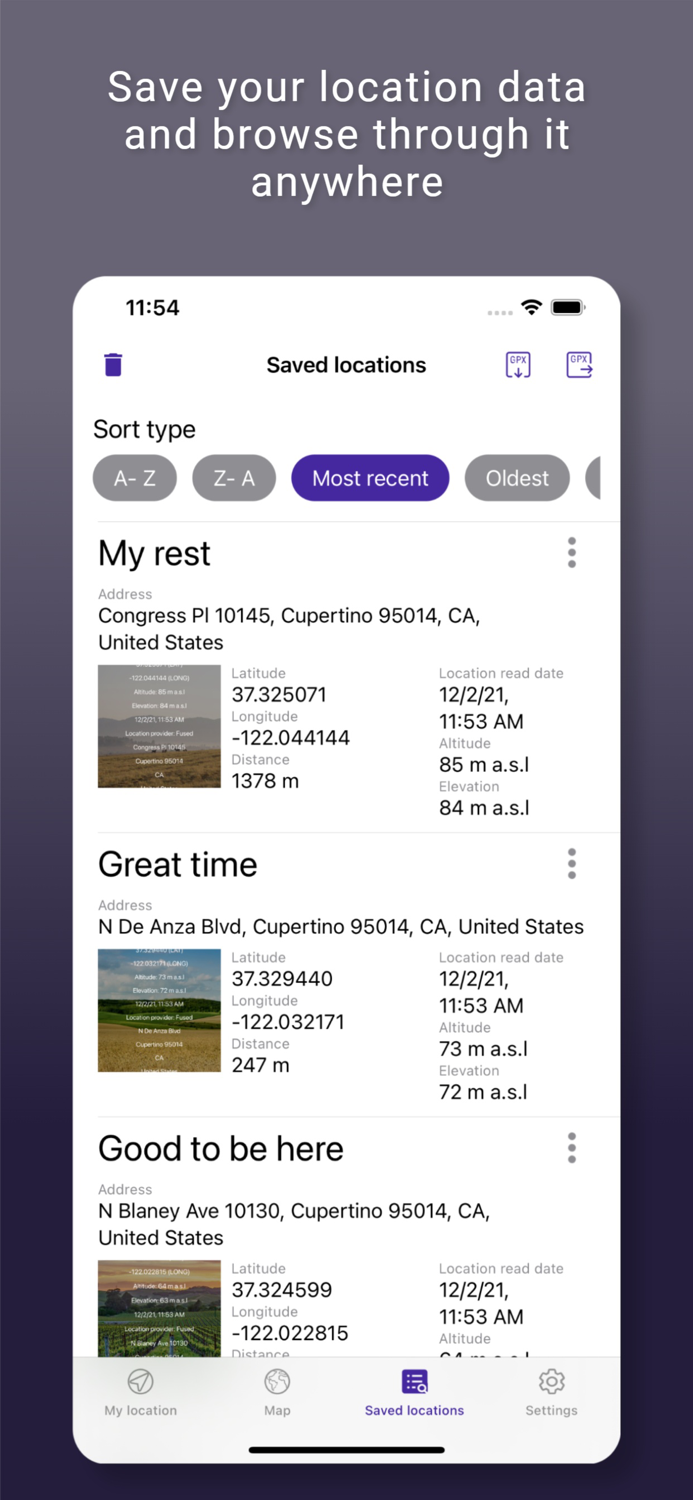 My Altitude and Elevation GPS