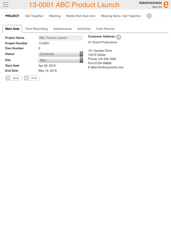 Screenshot #6 pour easyjob Mobile