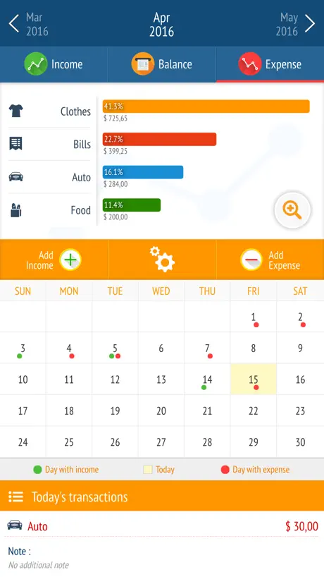 Expense manager -Money tracker
