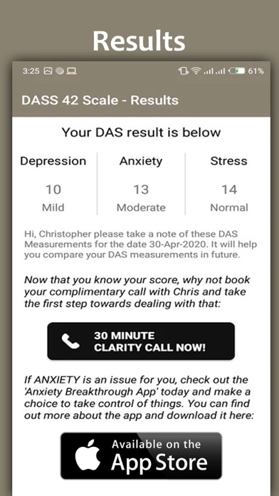 Depression Anxiety & Stress screenshot 4
