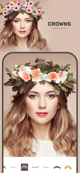 Game screenshot Flower Crown Image Editor apk