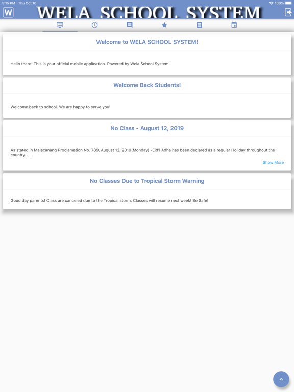 Screenshot #6 pour Wela School System Mobile App