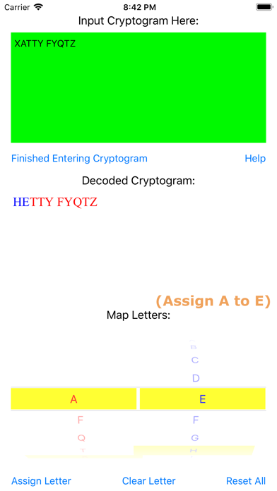 Cryptogram-Assistant Screenshot