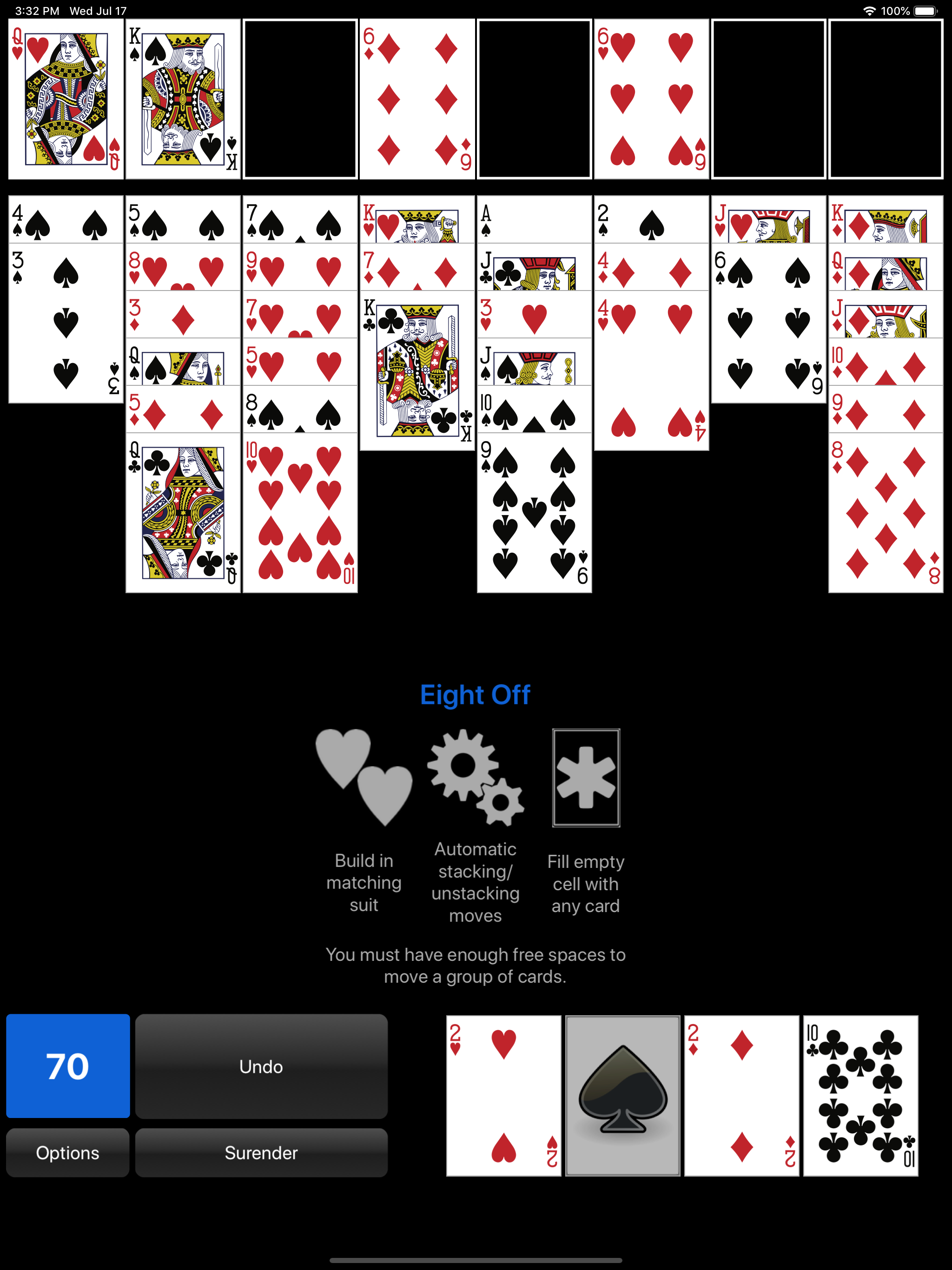 Eight Off Classic Solitaire