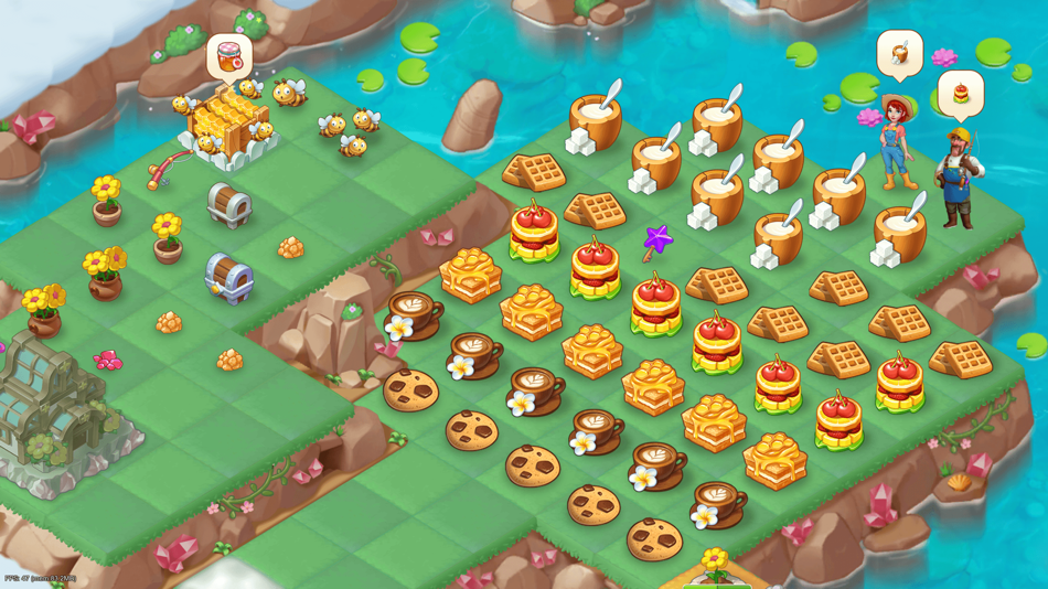 #4. Merge Village (iOS) Bởi: Shooting Puzzle Game Limited