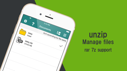 Screenshot #1 pour Easy zip Pro - Manage zip/rar