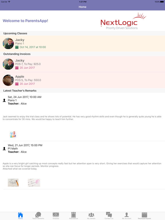 Screenshot #4 pour StudentLogic ParentsApp