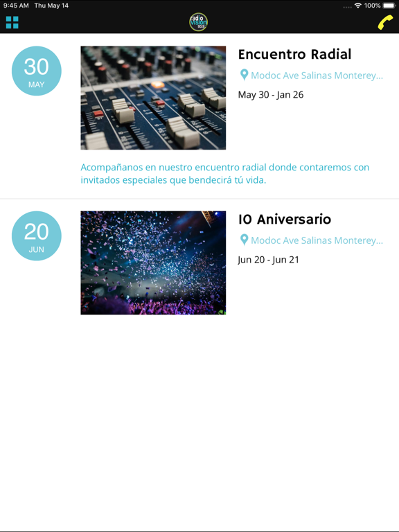 Radio Vision iPad screenshot 5 - Lifestyle app
