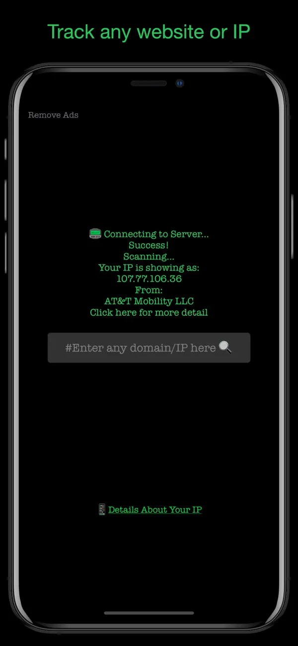 Track That IP-Server Locator Screenshot 3