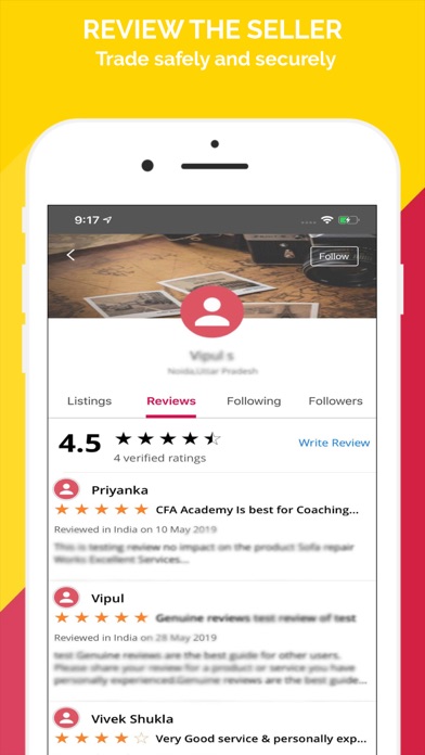 ZAMROO - The Selling App Screenshot