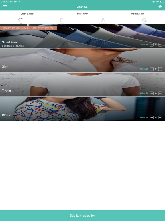 washbox - واش بوكس iPad screenshot 3 - Shopping app