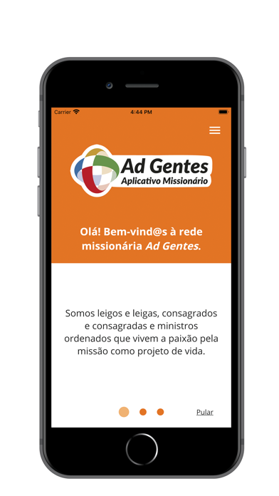 App Missionário Ad Gentes Screenshot