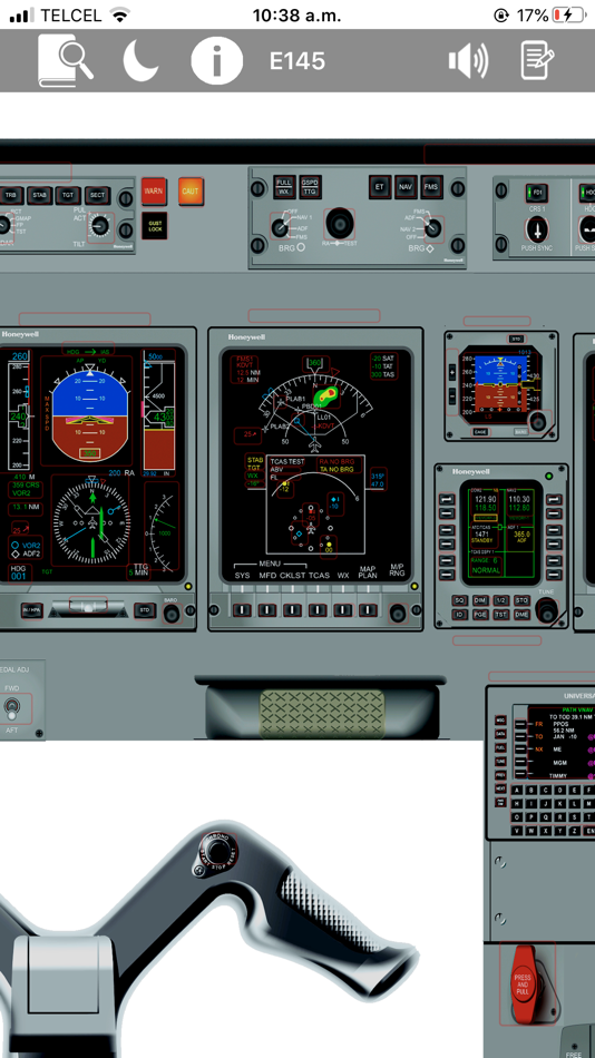 #1. E145 Virtual Panel (iOS) 由: Jorge Gonzalez Galvan