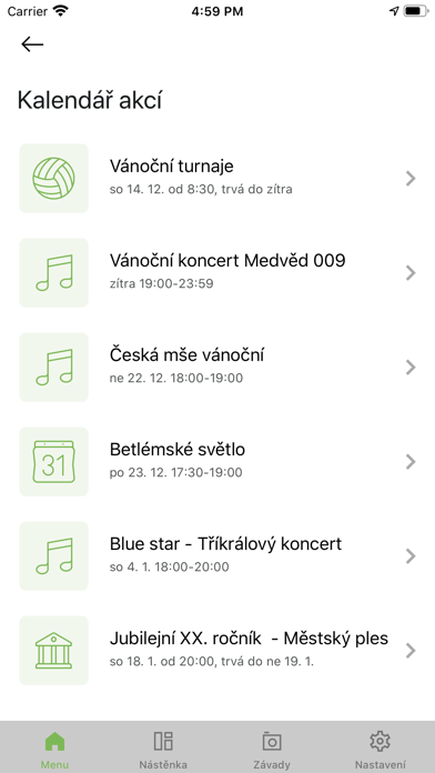 Úvaly v mobilu Screenshot