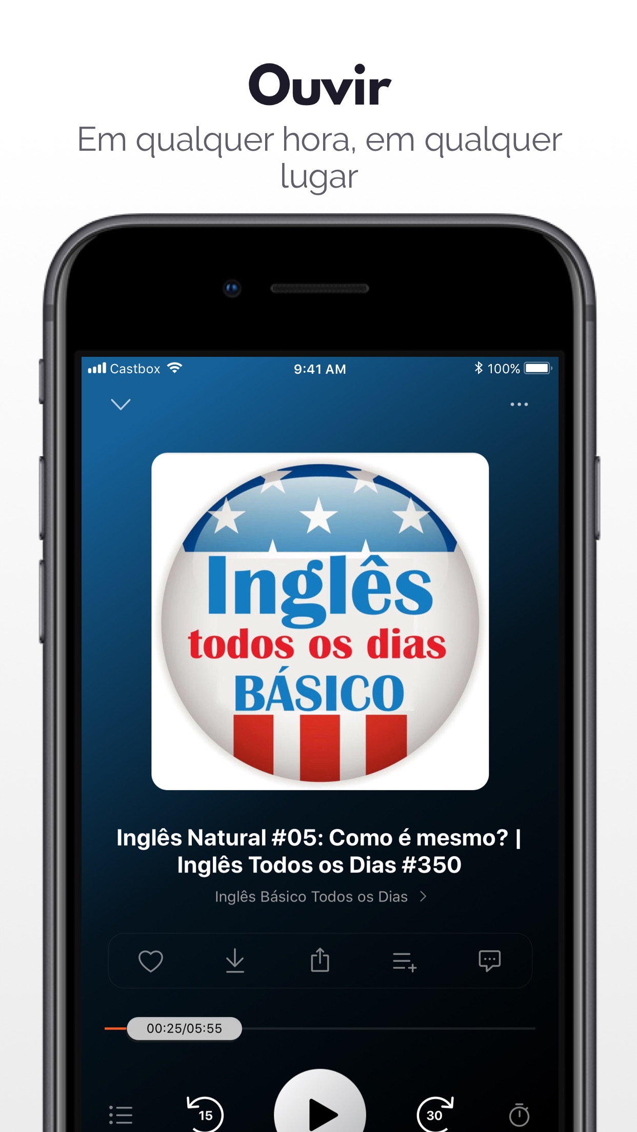 Screenshot do app Castbox