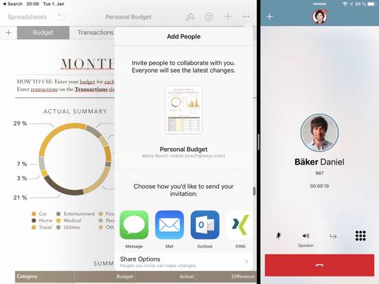 Swyx Mobile 2019 iPad app afbeelding 7