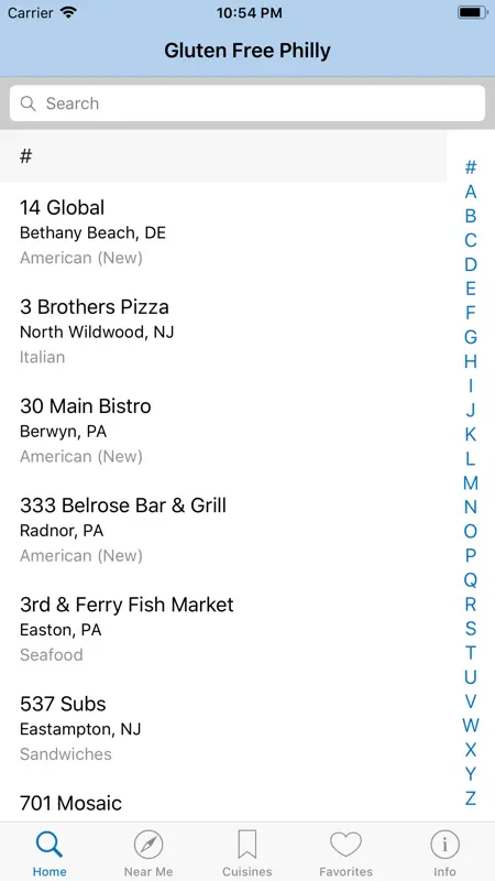 Gluten Free Philly screenshot 1 of 5
