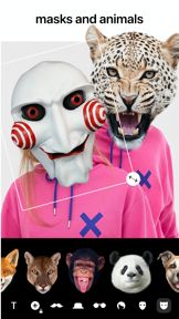 Poster: add stickers to photos screenshot