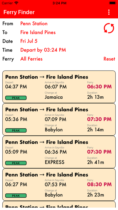 Screenshot #2 pour Ferry Finder