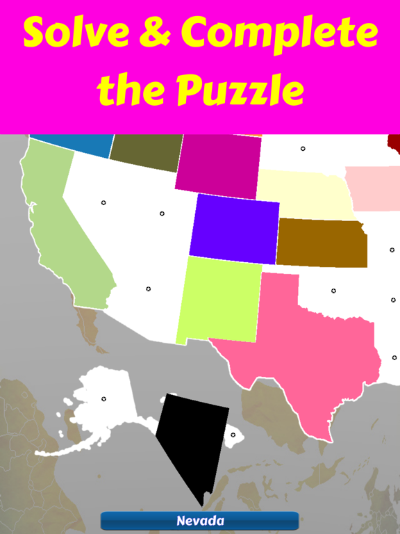 50 States and Capitals iPad screenshot 6 - Education app