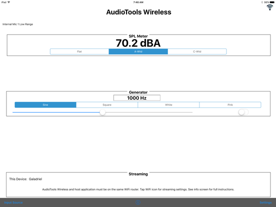 Screenshot #4 pour AudioTools Wireless