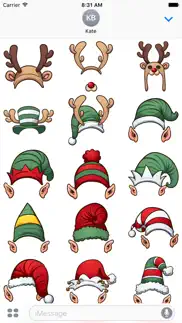 elf u christmas stickers iphone screenshot 3