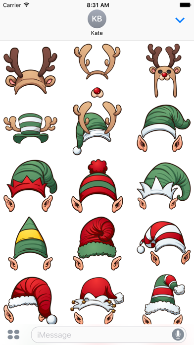 Screenshot #3 pour Elf U Christmas Stickers