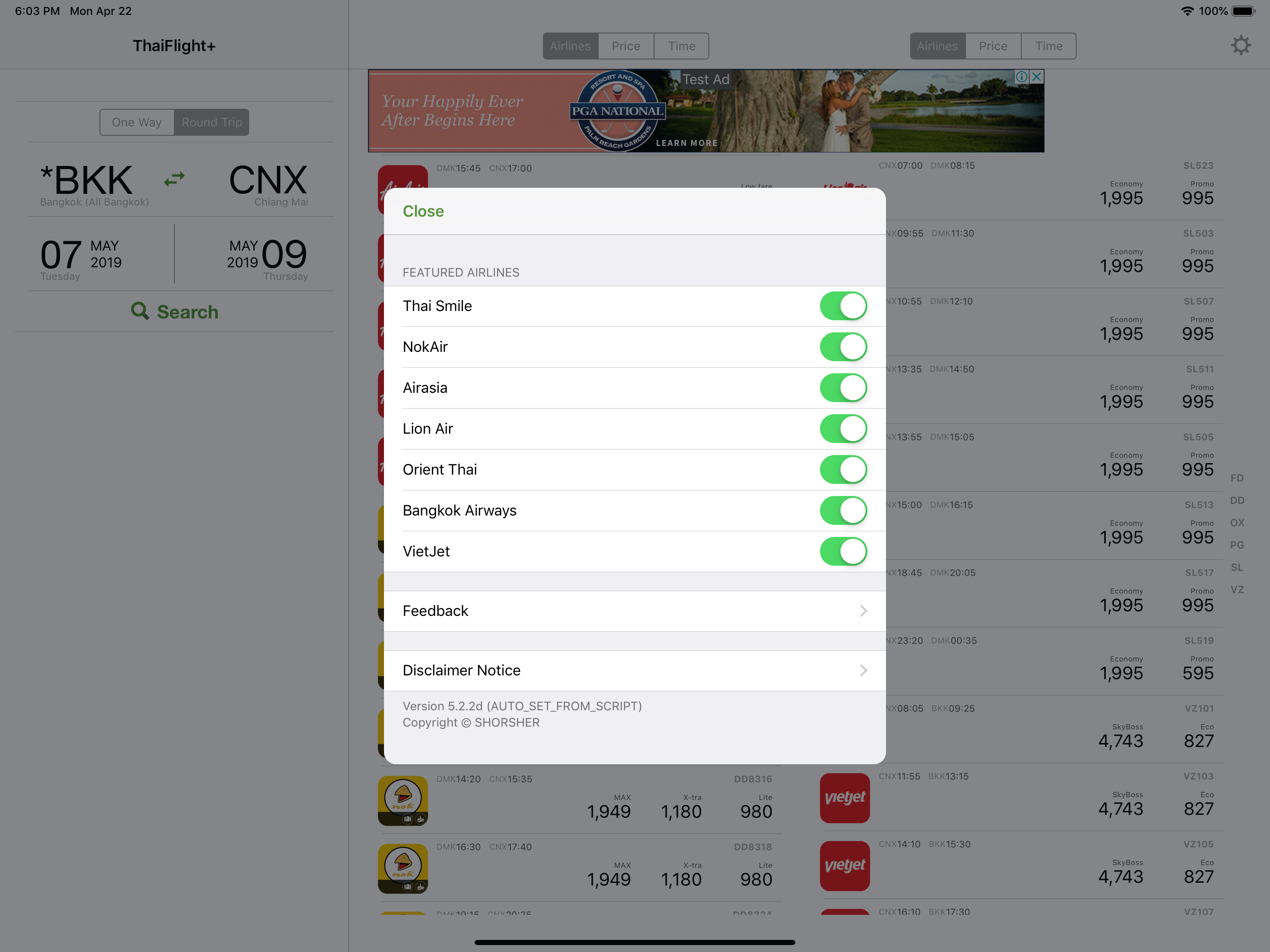 ThaiFlight screenshot 6