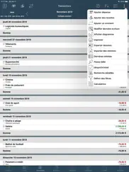 mon livre de budget iPad Captures Décran 3