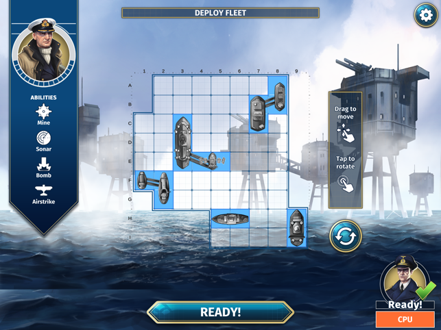 ‎Tampilan Layar BATTLESHIP