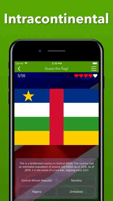 Africa: Flags & Geography Maps iPhone screenshot 5 - Games app