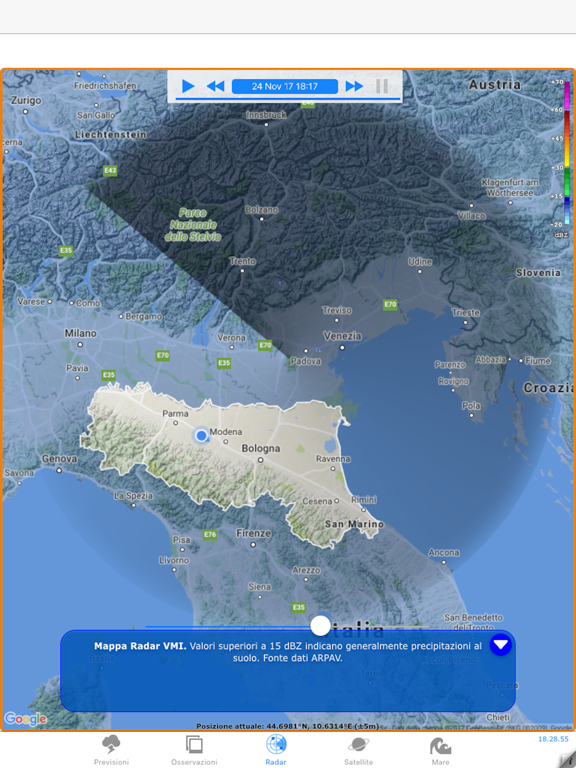 Screenshot #6 pour METEO EMILIA ROMAGNA
