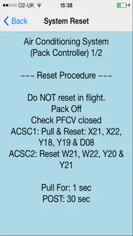 Airbus ECAM Resets+ iphone resimleri 3