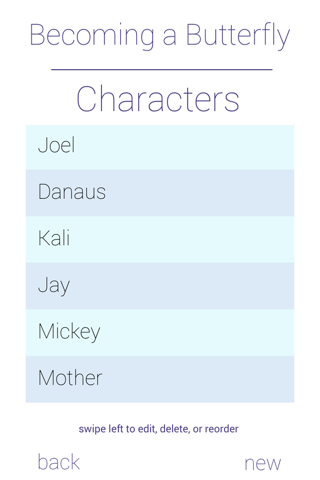 Script Writing Pre-Writer - náhled