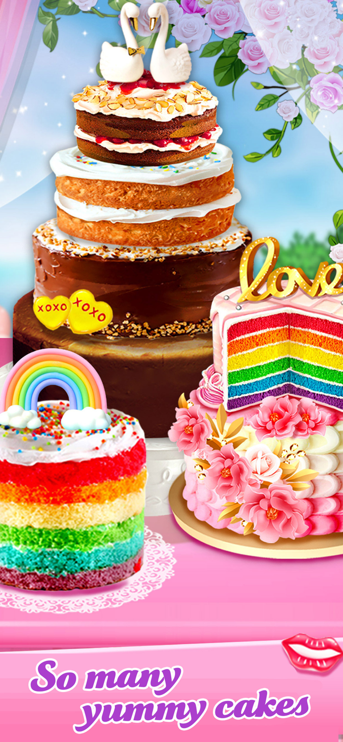 Wedding Rainbow Cake