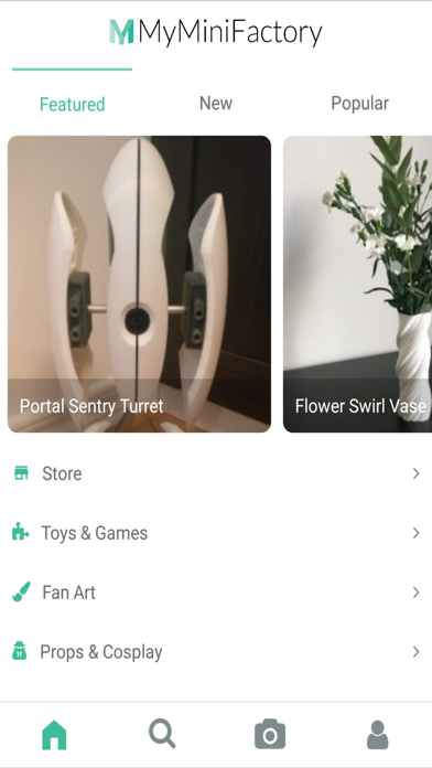 Screenshot #1 pour MyMiniFactory - 3D Print Files