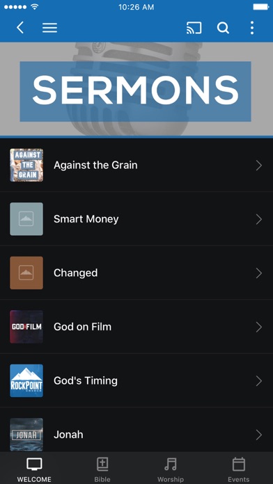 RockPoint Church, Texas Screenshot