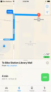 bike stations madison iphone screenshot 3