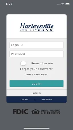 Harleysville Bank Mobile screenshot 1