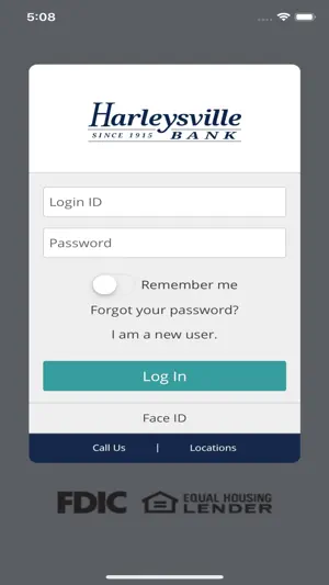 Harleysville Bank Mobile screenshot 1